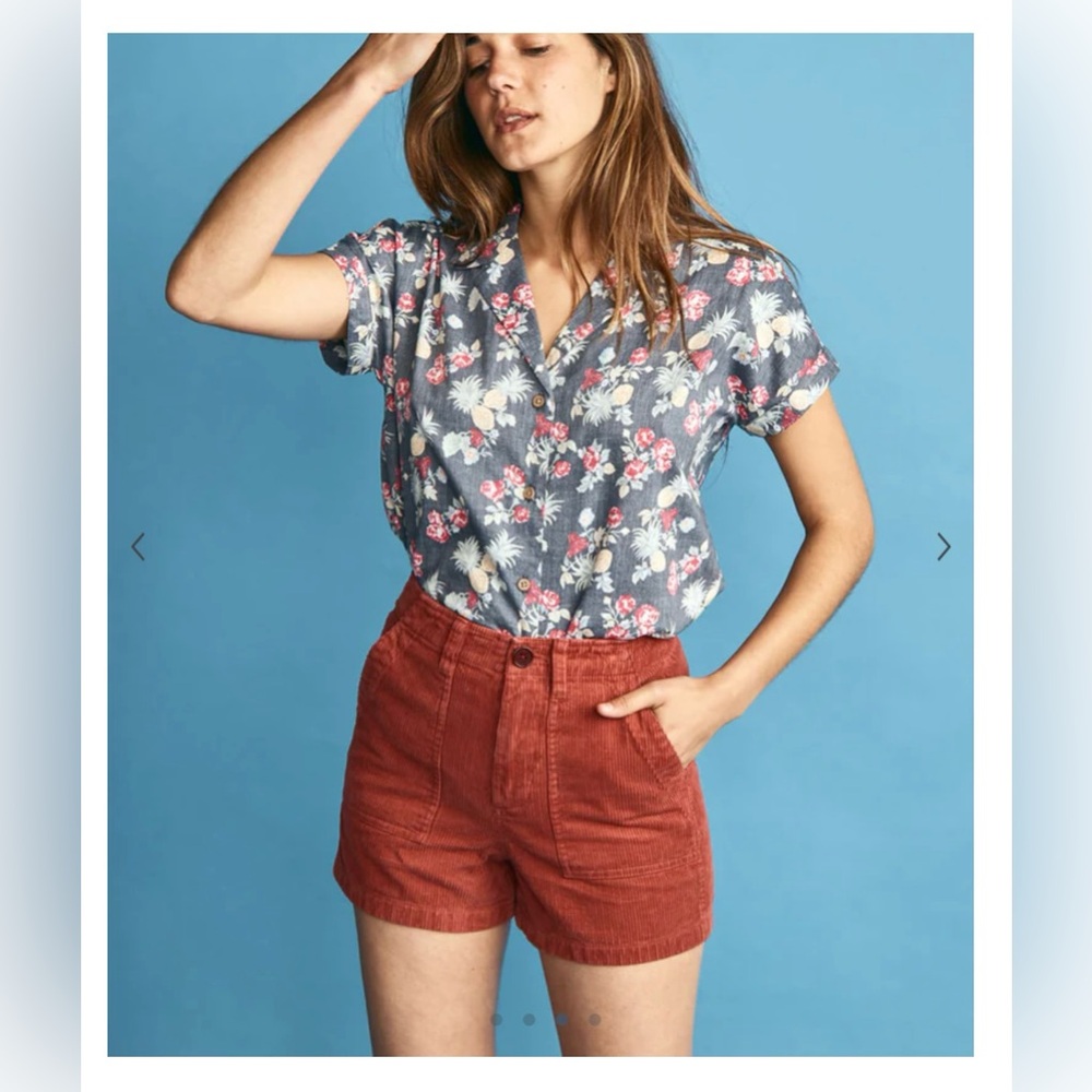 Marine Layer x Lost & Found Collection Ashbury Short - Brick 4